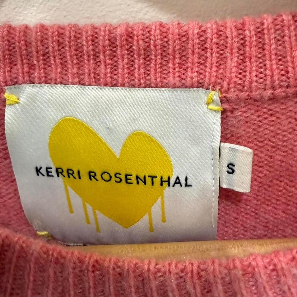 Kerri Rosenthal Women's Pink Cashmere Jumper - Picture 3 of 8